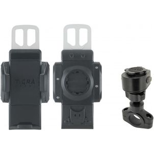 Tigra FitClic U-FitGrip Motorcycle Kit Support Vélo / Moto Guidon Pince Universel - Noir
