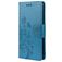 Mobigear Flowers Housse Samsung Galaxy A23 Etui Porte-Monnaie - Bleu