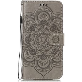 Mobigear Mandala Housse iPhone 11 Etui Porte-Monnaie - Gris