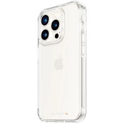PanzerGlass D30 Coque Transparente iPhone 15 Pro Coque arrière Rigide Anti-Chocs - Transparent