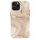 MIO iPhone 15 Pro Max MagSafe Plastique rigide Coque arrière - Gold Marble