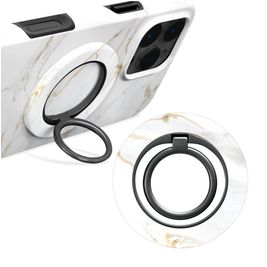 MIO Holder MagSafe Bague téléphone - White Marble Universel