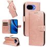 Mobigear Butterfly Housse Google Pixel 10a Etui Porte-Monnaie - Rose doré