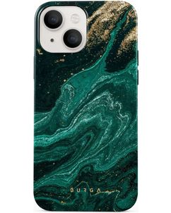 Burga Tough iPhone 14 Plastique rigide Coque arrière Antichoc - Emerald Pool