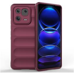Mobigear Bumpy Xiaomi 13 Pro TPU souple Coque arrière - Bordeaux