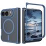 Mobigear Shockproof Coque iPhone Duo MagSafe Coque arrière Rigide - Bleu