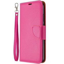 Mobigear Excellent Housse Huawei P40 Lite E Etui Porte-Monnaie - Magenta