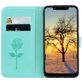 Mobigear Roses Housse Xiaomi Pocophone F1 Etui Porte-Monnaie - Turquoise