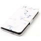 Mobigear Marble Housse iPhone 8 Plus Etui Porte-Monnaie - White Marble