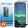 Mobigear Premium Nokia 1.4 Verre trempé Protection d'écran - Compatible Coque - Noir (Lot de 3)