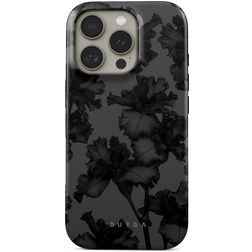 Burga Tough Coque iPhone 16 Pro Coque arrière Rigide Anti-Chocs - Noir