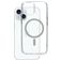 Mobiparts Hardcover Coque Transparente iPhone 15 MagSafe Coque arrière Rigide - Transparent