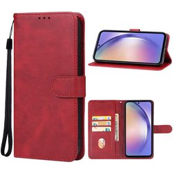 Mobigear Retro Housse Samsung Galaxy A55 Etui Porte-Monnaie - Rouge