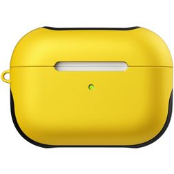 Mobigear Frosted Coque Apple AirPods Pro 1 Coque Rigide - Jaune