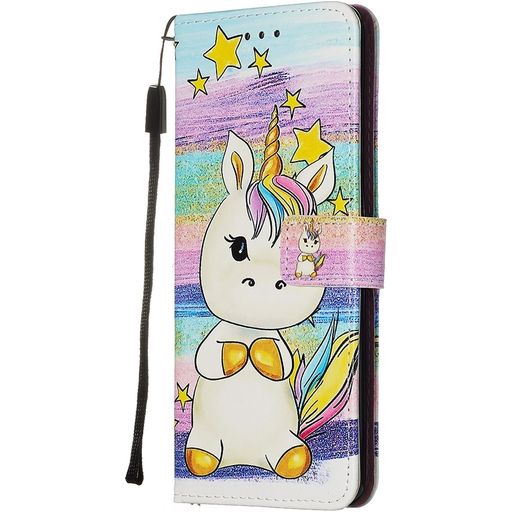 Mobigear Design Housse Samsung Galaxy S20 Ultra Etui Porte-Monnaie - Licorne