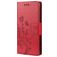 Mobigear Flowers Housse Xiaomi Redmi Note 10 5G Etui Porte-Monnaie - Rouge