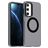 Mobigear Shockproof Samsung Galaxy A16 MagSafe Plastique rigide Coque arrière - Noir