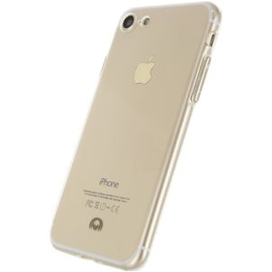 Mobilize Gelly Coque Transparente iPhone 8 Coque arrière en TPU Souple - Transparent