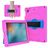 Mobigear Ruggedized Coque iPad 5 (2017) Coque arrière en EVA + Support Amovible - Rose
