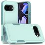 Mobigear Heavy Armor Coque Google Pixel 9a Coque arrière Rigide Anti-Chocs - Vert