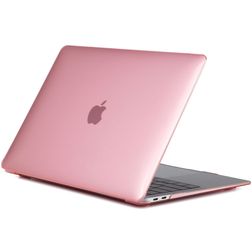 Mobigear Glossy MacBook Air 13 pouces (2018-2020) Coque rigide pour MacBook - Rose - Modèle A1932 / A2179 / A2337