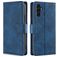 Mobigear Croco Housse Samsung Galaxy A04s Etui Porte-Monnaie - Bleu