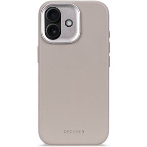Decoded Coque iPhone 17 Coque arrière en Cuir Véritable Anti-Chocs - Solid Clay
