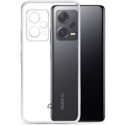 Mobilize Gelly Coque Transparente Xiaomi Redmi Note 12 Pro Plus Coque arrière en TPU Souple - Transparent