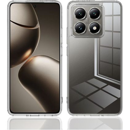 Mobigear Crystal Coque Transparente Xiaomi 14T Pro Coque arrière en TPU Souple - Transparent