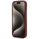 Mobiparts Coque iPhone 15 Pro Coque arrière en Silicone - Plum Red
