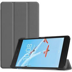 Mobigear Tri-Fold Coque Lenovo Tab E7 Etui - Gris