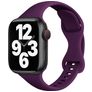 Mobigear Sport Slim Bracelet Silicone Apple Watch Fermeture à clou et passant - 42/41/40/38 mm - Violet