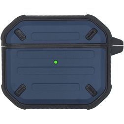 Mobigear Armor Coque Apple AirPods 3 Coque en Silicone Souple - Bleu