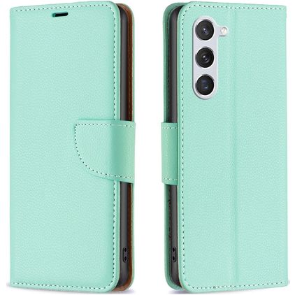 Mobigear Excellent Housse Samsung Galaxy S23 Etui Porte-Monnaie - Turquoise