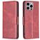 Mobigear Excellent Housse iPhone 15 Pro Max Etui Porte-Monnaie - Rouge