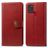 Mobigear Snap Button Housse Samsung Galaxy A21s Etui Porte-Monnaie - Rouge