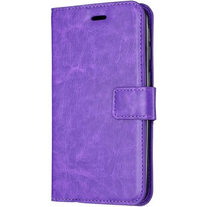Mobigear Wallet Housse Samsung Galaxy A20e Etui Porte-Monnaie - Violet