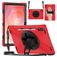 Mobigear SureGrip XGuard Coque Samsung Galaxy Tab S11 Ultra Coque arrière en Plastique rigide,Silicone + Porte-crayon + Bandoulière + Support Amovible - Rouge