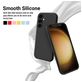 Mobigear Rubber Touch Coque Samsung Galaxy S24 FE Coque arrière en Silicone - Noir