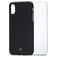 Mobilize Gelly Coque iPhone XS Max Coque arrière en TPU Souple - Matt Black