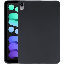 Mobigear Basics Coque iPad Mini 6 (2021) Mince Coque arrière en en TPU Souple - Noir