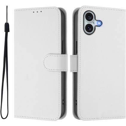 Mobigear Urban Wallet Housse iPhone 16 Plus Etui Porte-Monnaie - Blanc
