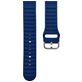 Mobigear Bumpy Bracelet Silicone Smartwatch Fermeture boucle ardillon - Connexion universelle de 22 mm - Dark Blue