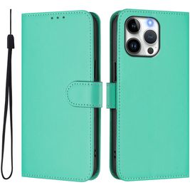 Mobigear Urban Wallet Housse iPhone 16 Pro Max Etui Porte-Monnaie - Vert