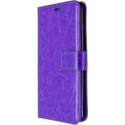Mobigear Wallet Housse Samsung Galaxy A51 Etui Porte-Monnaie - Violet