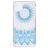 Mobigear Design Coque iPhone 11 Pro Max Coque arrière en TPU Souple - Transparent / Bleu