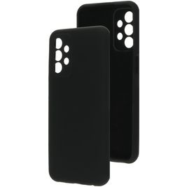 Mobiparts Coque Samsung Galaxy A23 Coque arrière en Silicone - Noir
