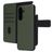 Mobiparts Samsung Galaxy A36 Coque Cuir véritable Étui 2en1 avec coque amovible Portefeuille - Vert