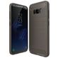 Mobigear Brushed Slim Coque Samsung Galaxy S8 Coque arrière en TPU Souple - Gris