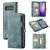 Caseme 008 Housse Samsung Galaxy S10 Etui avec Coque Détachable Porte-Monnaie - Bleu